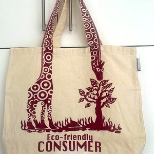 Township Patterns South Africa Canvas Tote Bag Giraffe Fair Trade Eco Friendly